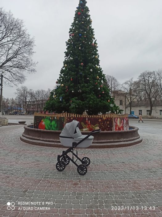 Коляска anex e tape серая