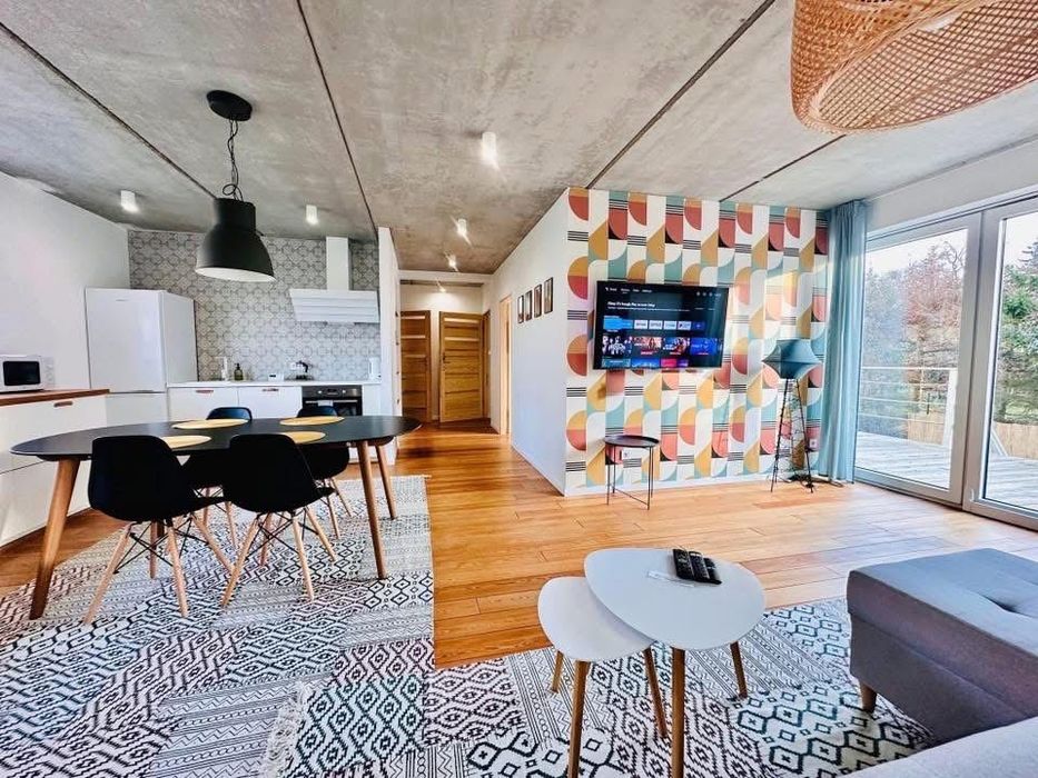 Komfortowe mieszkanie dla max 4 osób - basen, taras, ogródek, parking