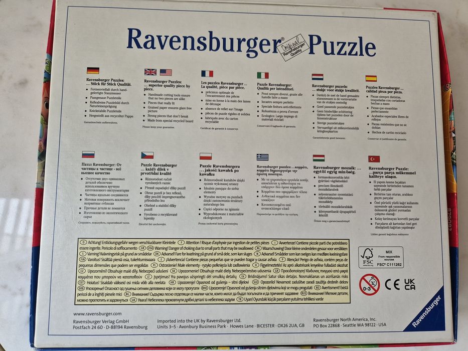 4 Puzzles Cocomelon Ravensburger

Em óptimo estado.