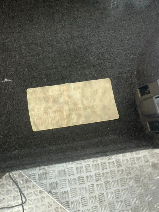 Chapeleira Mala Original PSA Citroen DS5 2011 - 2018