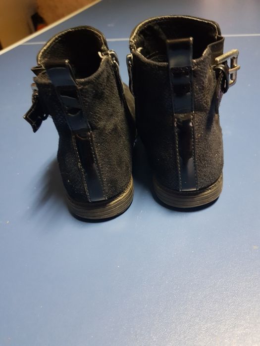 Botas de camurça pretas n32