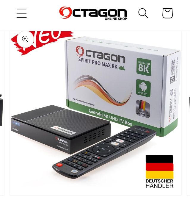 Box octagon spirit pro max 8k com garantia de 30 meses