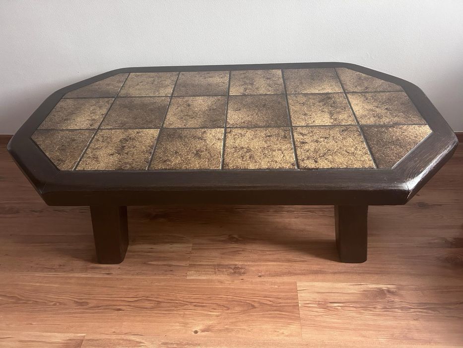 Zestaw mebli holenderskich 2 fotele sofa stolik