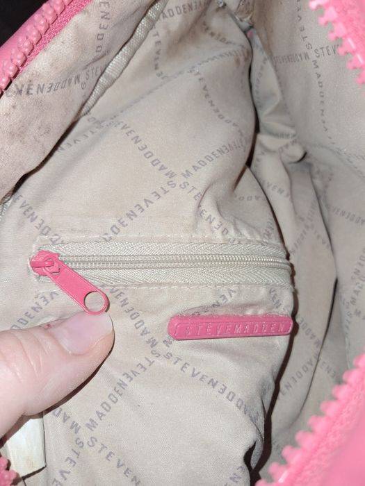 Steve Madden Plecak różowy pikowany na ramię torebka