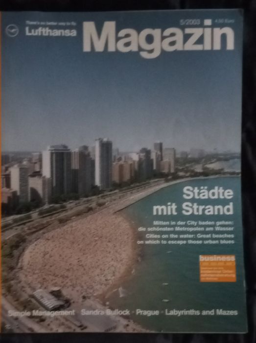 Revistas de várias companhias aéreas