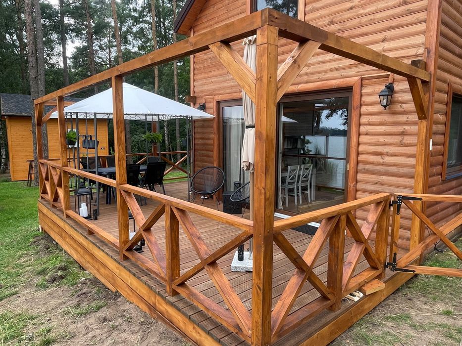 Domek nad jeziorem - Rajgród 10m od jeziora 2 plaże