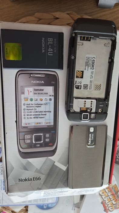 Nokia E66 PL bez simloka,  pudelko