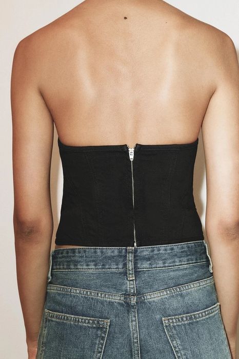 Джинсовий корсет zara