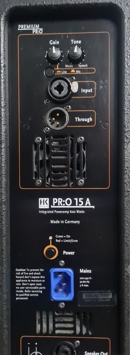 HP - 2  Colunas ativas Premium HK PR:O 15 A