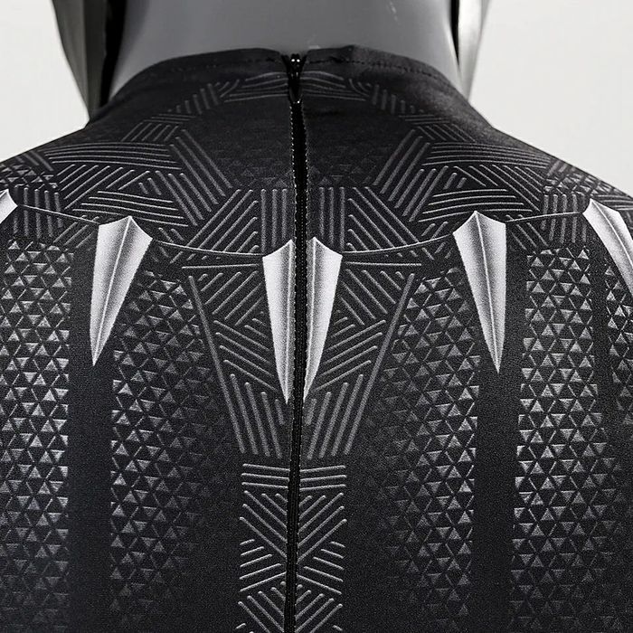 Fato e Máscara Pantera Negra Black Panther Adulto