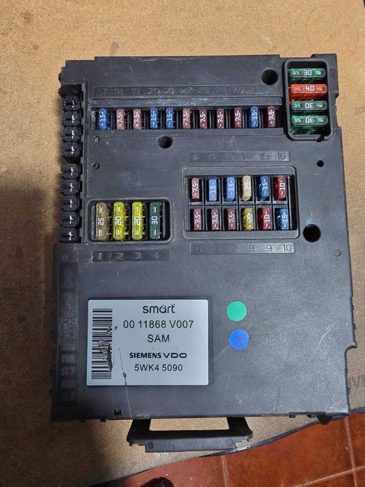 Sam Smart  450/451 e caixas reles/fusiveis   Smart  450