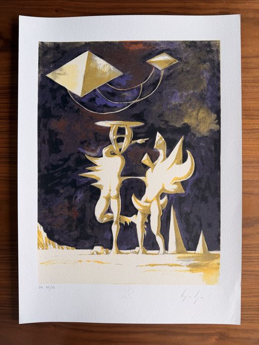 Lote 3 Serigrafias CRUZEIRO SEIXAS - Originais e Assinadas