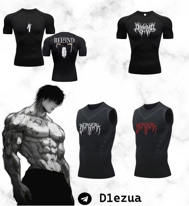 Футболки для залу компресійні