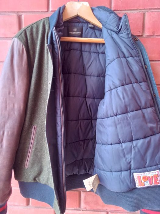 Бомбер scotch soda xl очень качественный и теплый