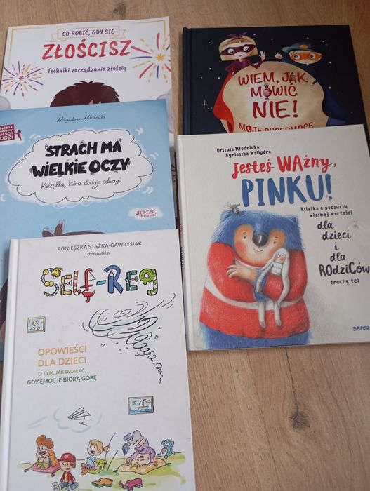 Książki książeczki terapeutyczne emocje