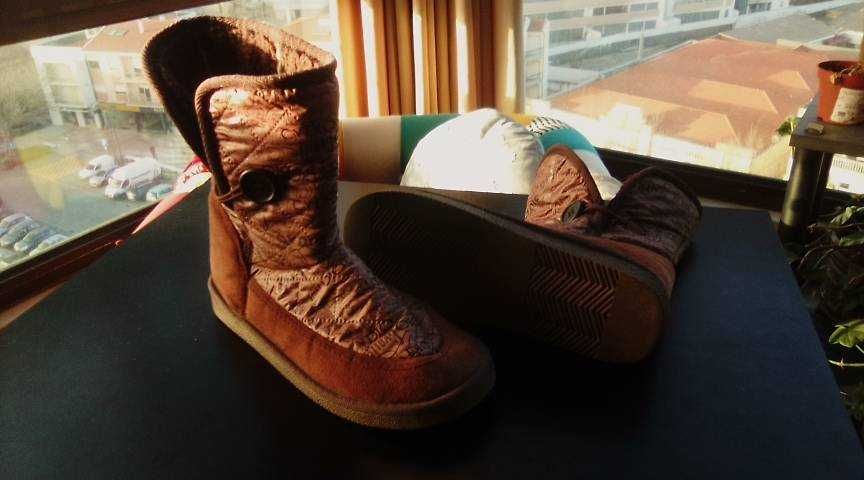 Calçado camurça e pele genuina novo