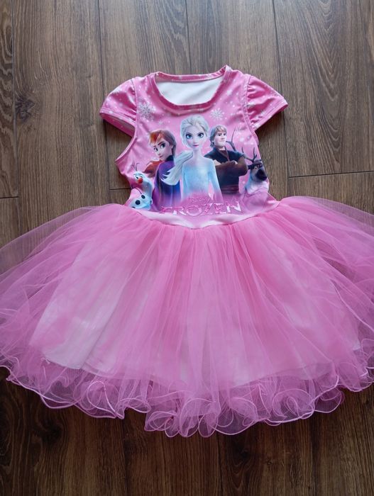 Piękna sukienka Elsa i Anna kraina lodu Frozen 2,5-5 lat