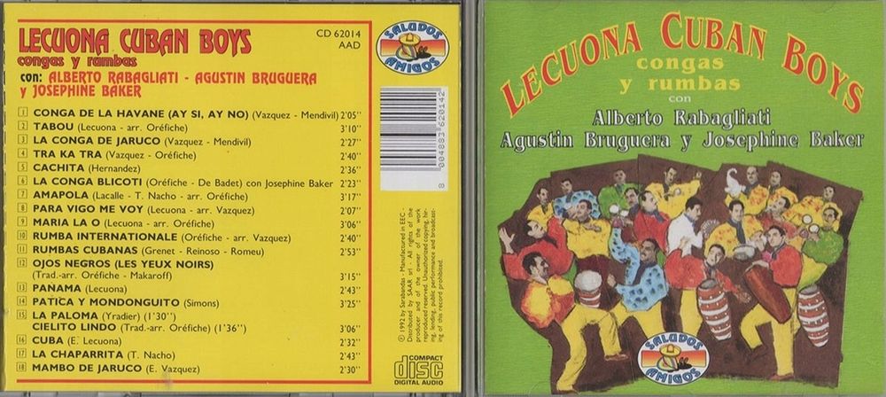 Lecuona Cuban Boys - Congas Y Rumbas - CD
