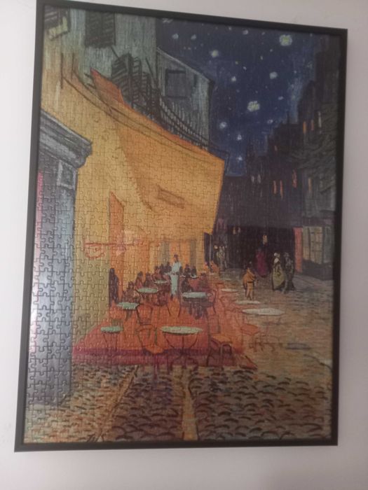 Obras de arte puzzle emoldurado