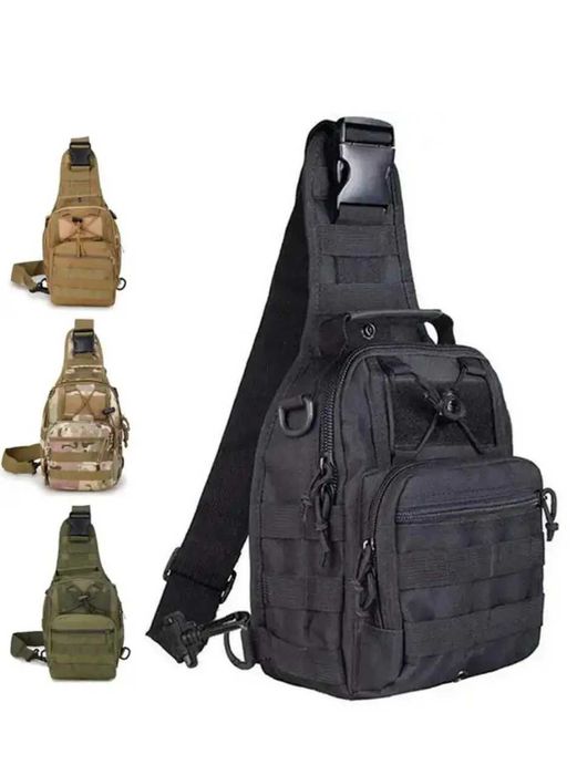Тактическая сумка рюкзак бананка тактична хаки олива мультикам m tac