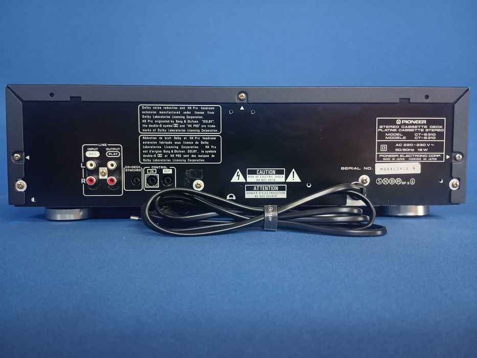 deck cassetes PIONEER CT-S310