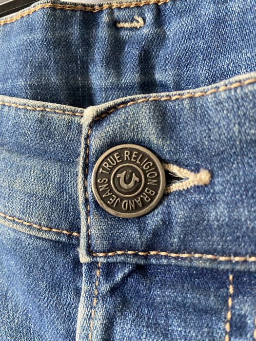 Jeansy męskie True Religion niebieskie 31 TONY Skinny