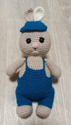 Игрушка мягкая зайчик - ручная работа