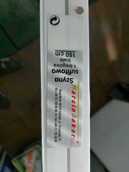 Karnisz szyna sufitowa 150 cm