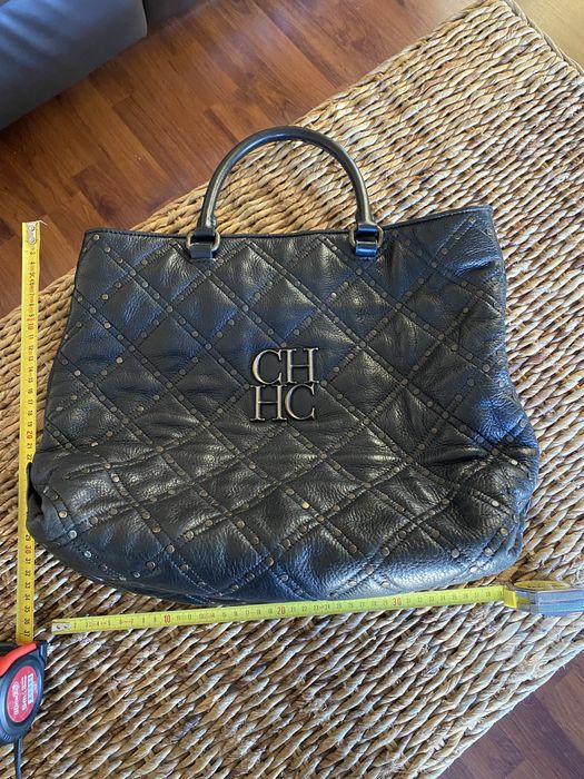 Mala/carteira preta original Carolina Herrera