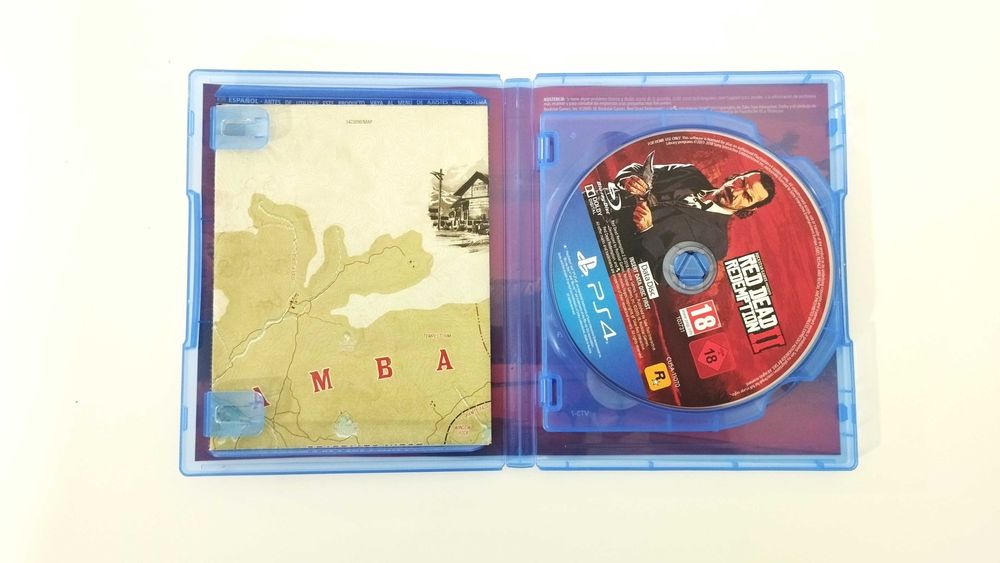 PS4 - Red Dead Redemption 2 - Completo com Manuais + Mapa (Raridade) - RESERVADO