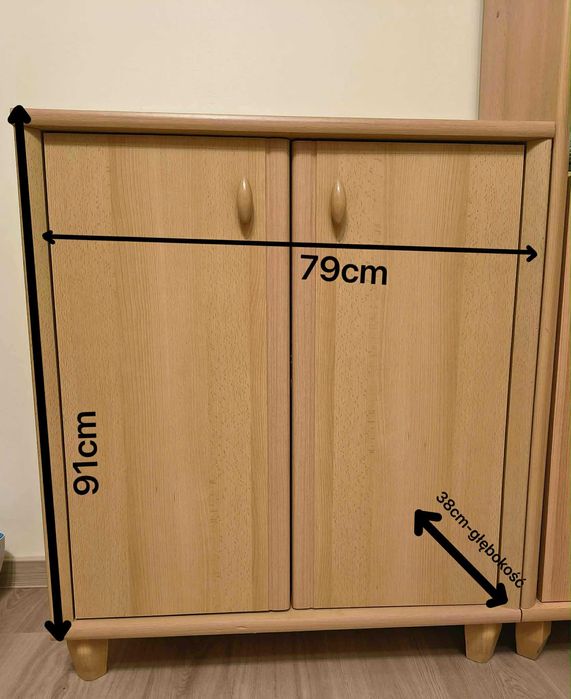 Sprzedam regał i komodę - zestaw