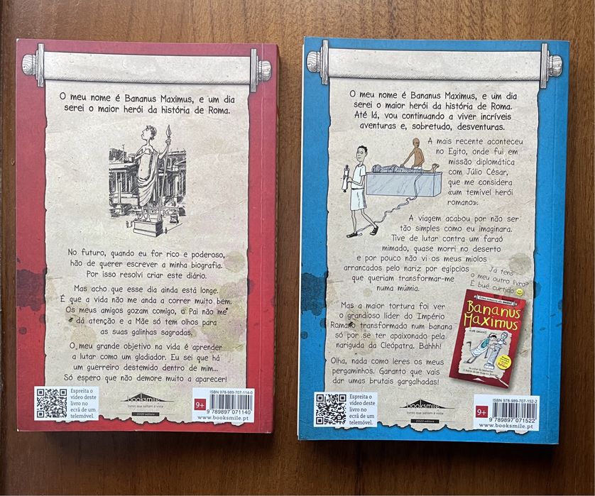 Livro juvenil Bananus Maximus 1 e 2