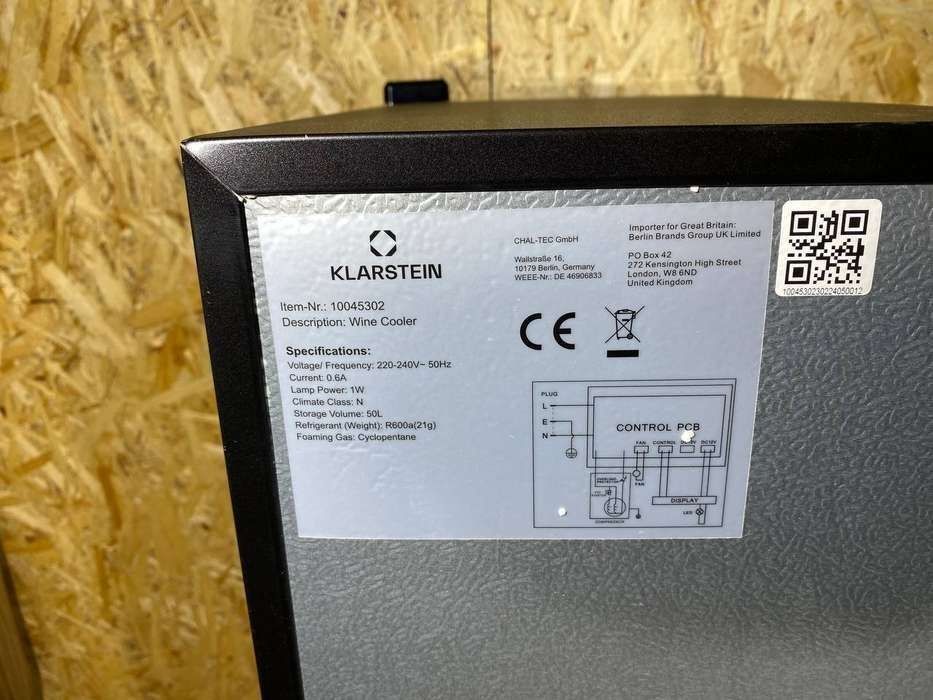 Винна шафа / винний міні-холодильник Klarstein з Німеччини / с Германи