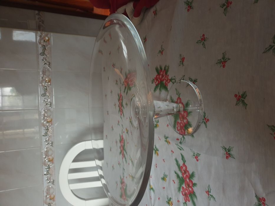 Fruteira em cristal
