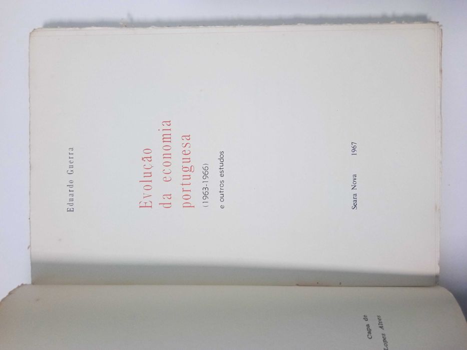 Evolução da economia Portuguesa e outros estudos, de Eduardo Guerra