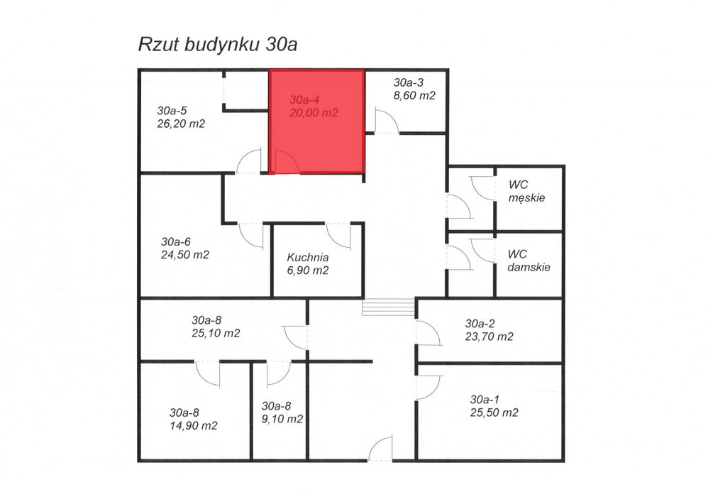 Wynajmę biuro - pow. 20,00 m2 MEDIA w Cenie!