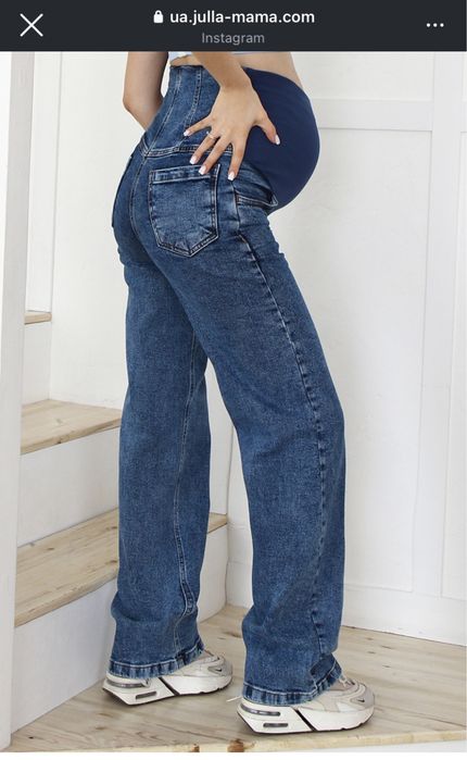 Джинсові штани для вагітних