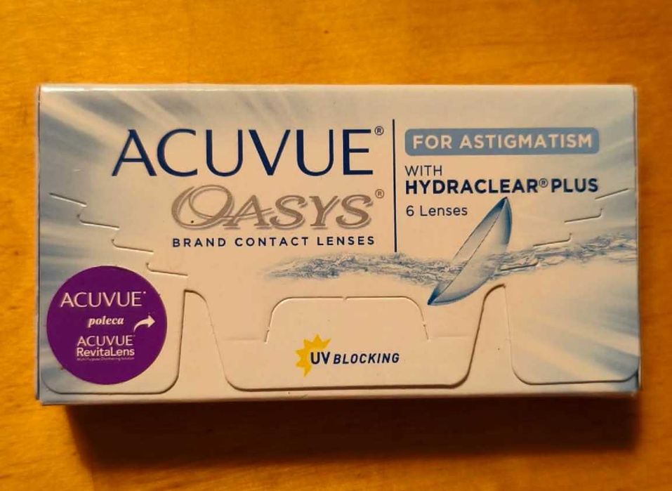 ACUVUE OASYS for ASTIGMATISM dwutygodniowe D: -4.5 CYL: -1.75 [NOWE]
