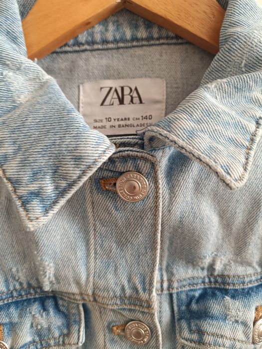 ramoneska jeansowa, kurtka, katana