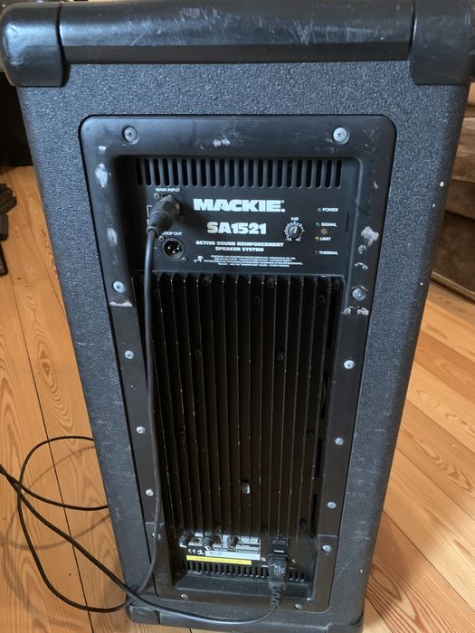 MACKIE sistema de som, SA 1521, SRM 1801 e 1202-VLZPro