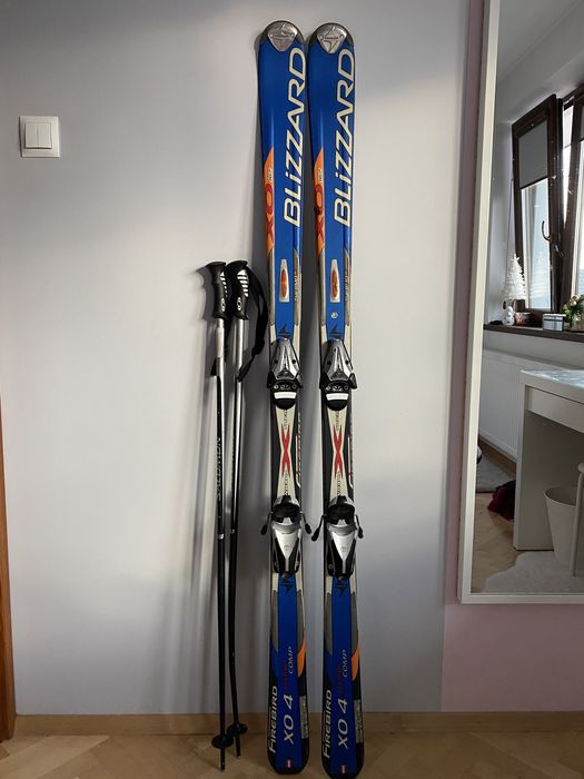 Narty blizzard 167 cm + kijki