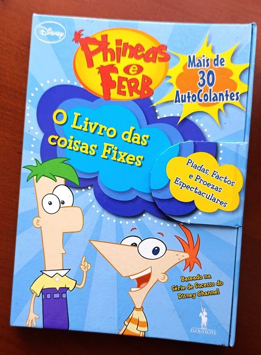 Phineas e Ferb - o livro das coisas fixes - portes incluídos