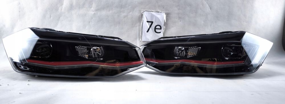 vw polo 2g gti full led lewy prawy reflektor lampa 2g1941035g 2g1941036g