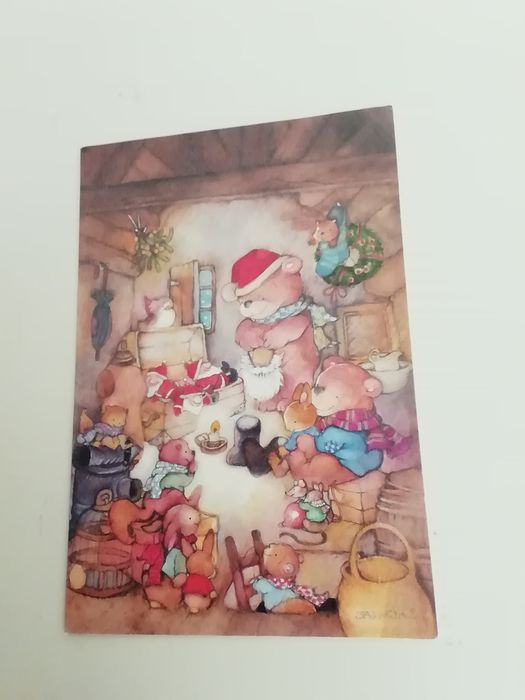 Postal de natal, marca Busquets