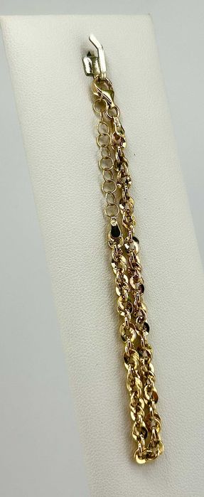 Złota bransoletka 2,13 g PR.585 14K DŁ.15cm