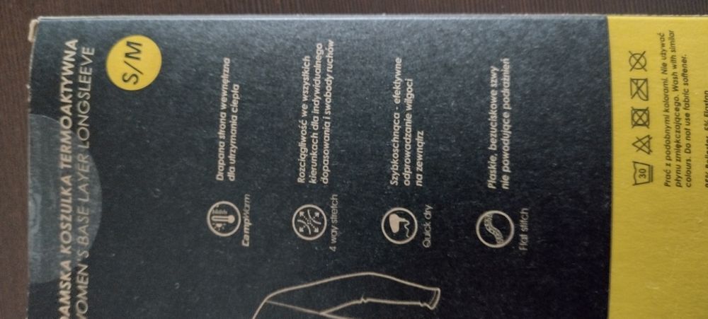 Termoaktywna koszulka i leginsy S/M