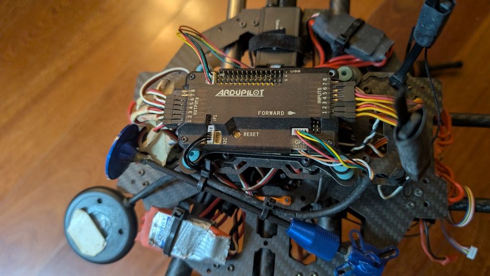 Drone hexagonal para fotografia/carga