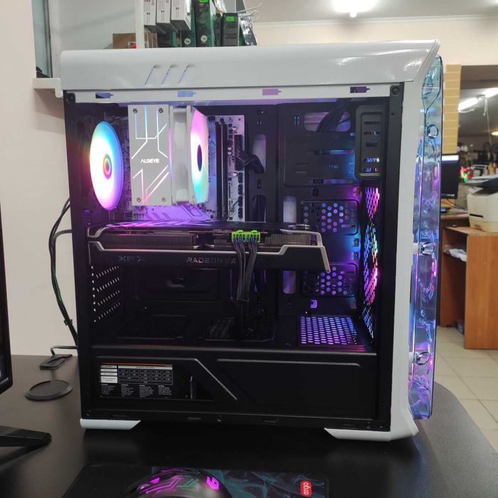 Компютер Новый Ryzen 5 5500, 16GB DDR4, XFX 6700XT 12GB, SSD512GB NVMe