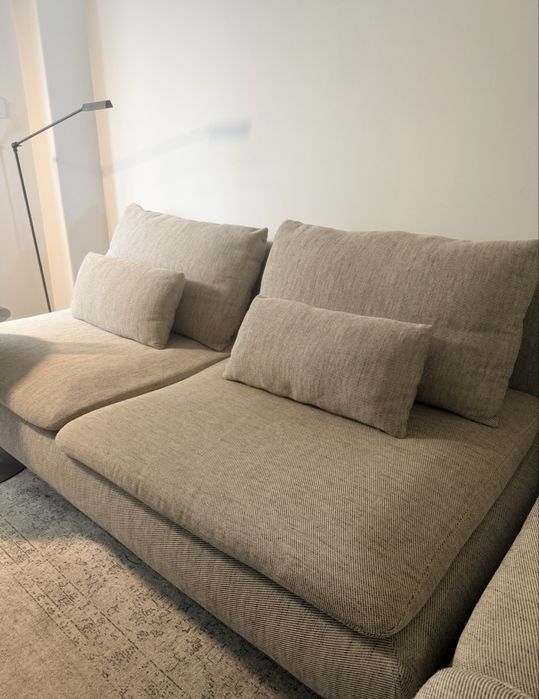 2 Sofás SÖDERHAMN 3 Lugares – IKEA | Viarp Bege/Castanho