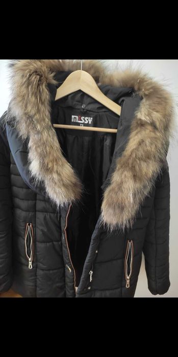 Casaco comprido impermeável inverno